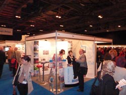 Stand de l'IRSN au congrès de l'IRPA 2012