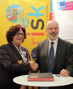 Signature de la convention ente l'IFFO-RME et l'IRSN