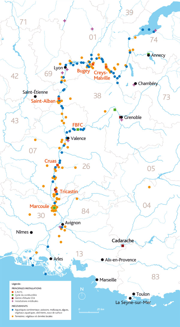 Constat radiologique Vallée du Rhône