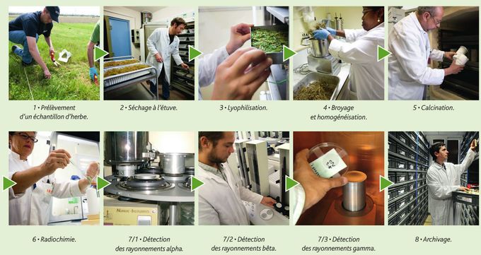 Les étapes de la surveillance par prélèvement et analyse en laboratoire