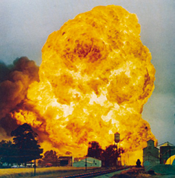 Explosion.