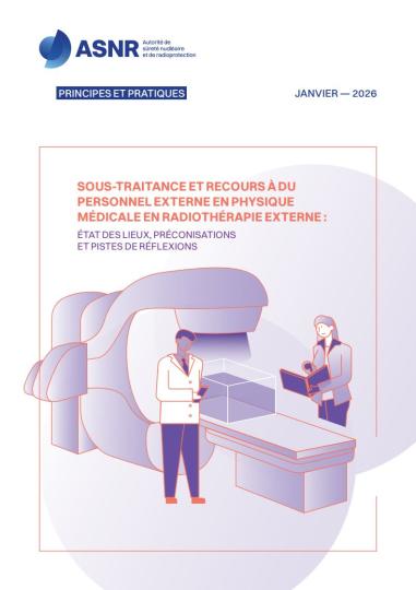 Rapport ASNR 2026 Sous-traitance radiotherapie externe