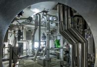 Vue intérieure caisson de la BEP sur le réacteur CABRI