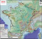 Carte des failles potentiellement actives issue de la BDFA de l’IRSN