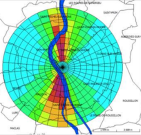 Evaluation des activités de tritium dans l'atmosphère à proximité de la centrale de Saint-Alban