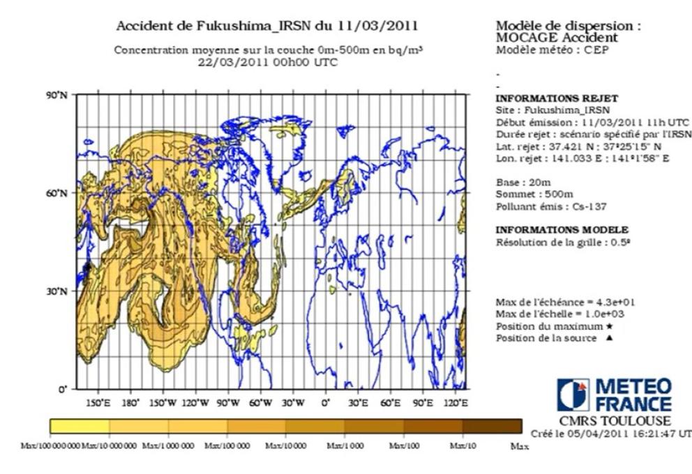 Modélisation de la dispersion des rejets radioactifs dans l’atmosphère à l’échelle globale.jpg