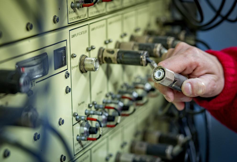 Chaînes électroniques de l'hodoscope, programme CABRI