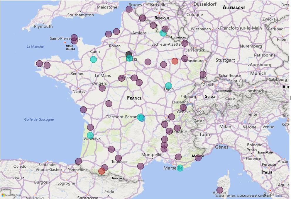 Stations OPERA AIR Métropole