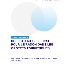 Rapport ASNR 2026-00178 Coefficients de dose radon grottes